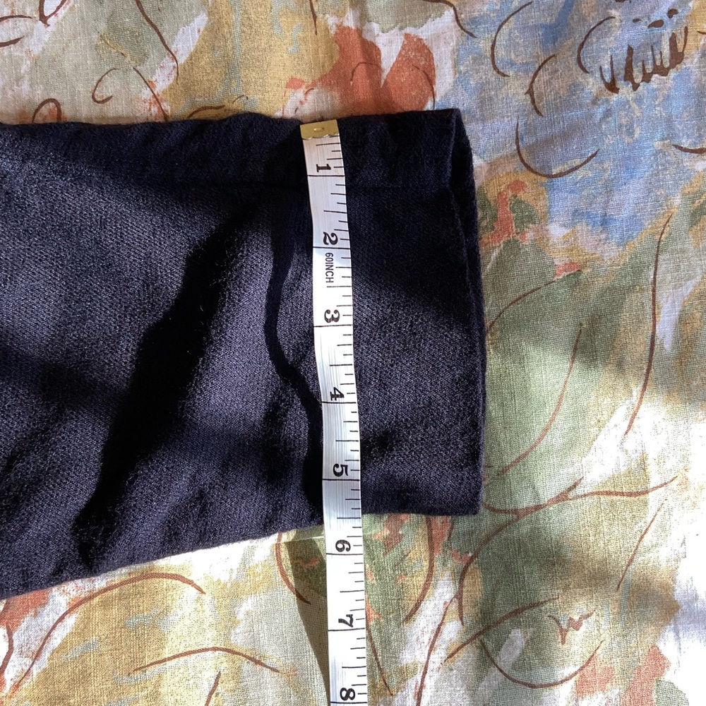 Wool Blend notPERFECTLINEN November Tunic Dress in Black - Picture 7 of 7